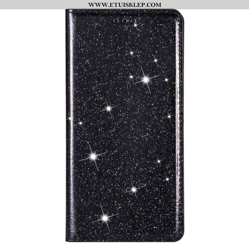 Etui Na Telefon do Samsung Galaxy S22 Ultra 5G Etui Folio Cekinowy Styl